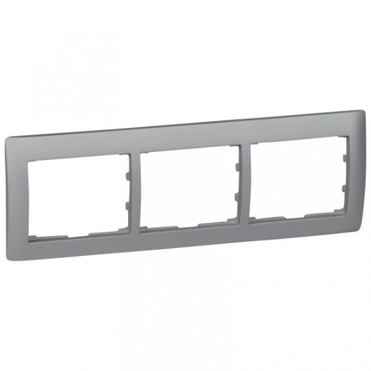 Рамка 3-м Galea Life горизонт. алюм. Leg 771303