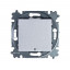 Выключатель 1-кл. СП Levit IP20 с подсветкой серебр./дым. черн. ABB 2CHH590146A6070