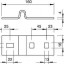 Комплект петли опорной AHIS 8 FT для стоек (болт+гайка) гор. оцинк. OBO 6019064