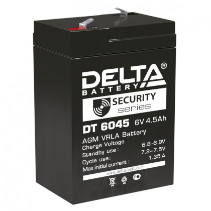 Аккумулятор ОПС 6В 4.5А.ч DT 6045 Delta 4614010040031