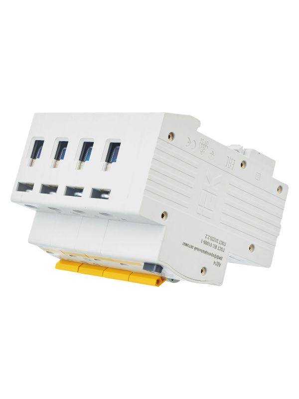 Выключатель автоматический дифференциального тока 4п C 50А 30мА тип AC 4.5кА АД-14 KARAT IEK MAD10-4-050-C-030