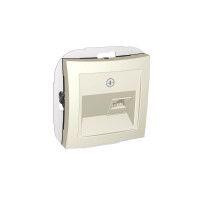 Розетка телефонная СП Дуэт RJ11 механизм беж. SchE WDE000281