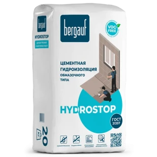 Гидроизоляция BERGAUF Hydrostop цементная 20кг