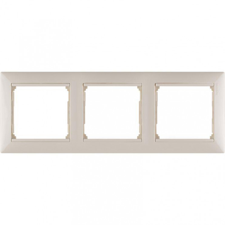Рамка 3-м Valena горизонт. сл. кость Leg 774353