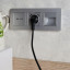 Розетка BRITE USB A+A 3.1А РЮ10-1-БрА механизм алюм. IEK BR-U21-D31-K47