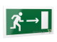 Знак безопасности PS-20106.E03 "Напр. К эвакуационному выходу направо" Белый свет a21437