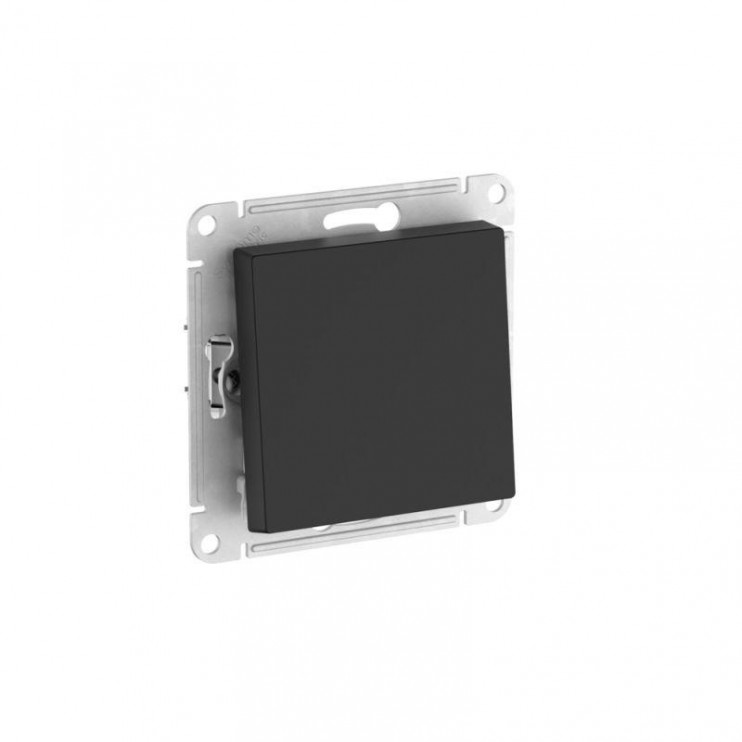 Выключатель 1-кл. AtlasDesign (сх. 1) 10AX быстрозажим. клем. механизм карбон SE ATN001011S