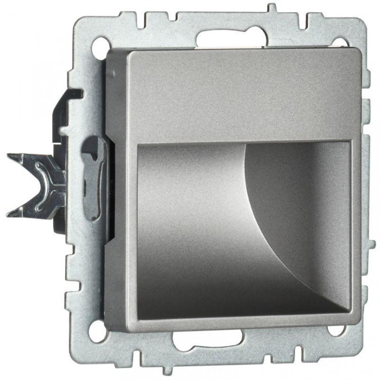 Подсветка светодиодная BRITE встраив. ПЛ20-БрС механизм сталь IEK BR-FL20-K46