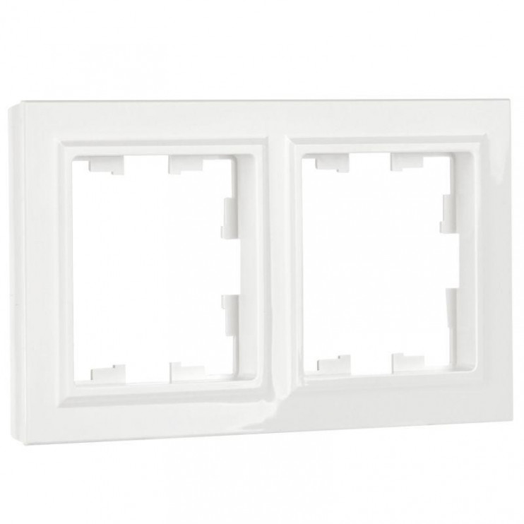 Рамка 2-м BRITE РУ-2-БрБ бел. IEK BR-M22-K01