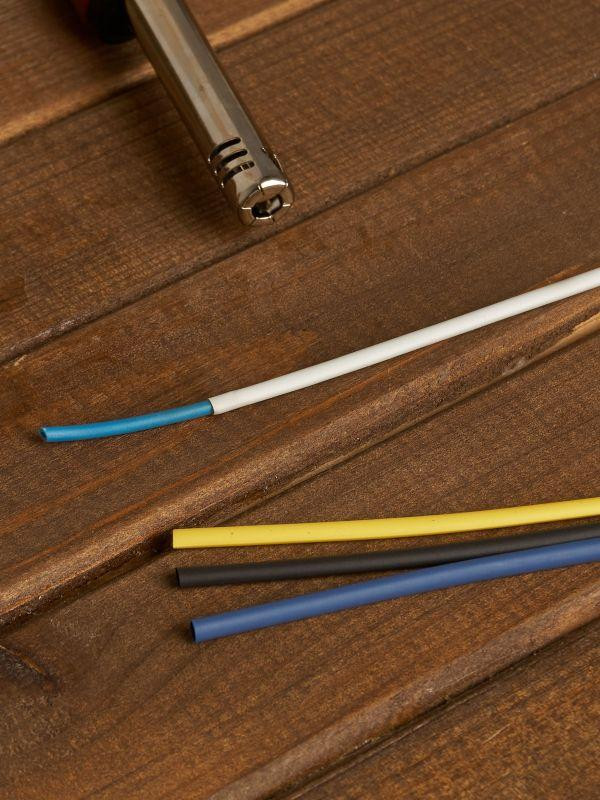 Набор трубок термоусадочных нг-LS 2/1 100мм 7 цветов по 3шт IEK UDR10-002-001-021-S