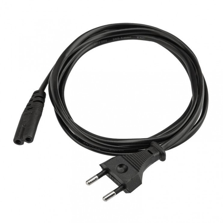 Шнур сетевой 1.8м 2x0.5кв.мм Rexant 11-1101