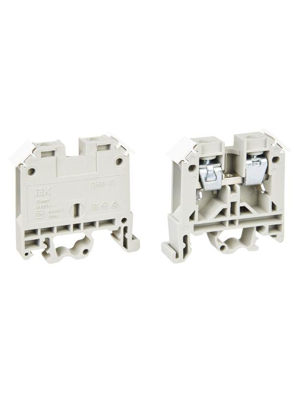 Зажим наборный ЗНИ-10кв.мм (JXB70А) сер. IEK YZN10-010-K03