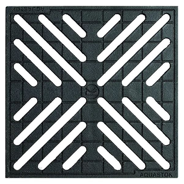 Решётка для дождеприемника AQUASTOK чугунная щелевая 300мм