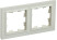 Рамка 2-м BRITE РУ-2-БрКр беж. IEK BR-M22-K10