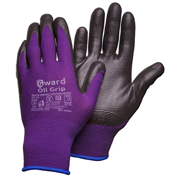Перчатки Oil Grip GWARD нейлоновые с нитриловым покрытием 10 XL купить цена ТД АЛЬФА
