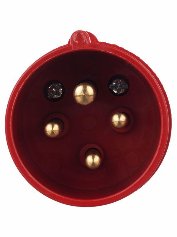 Вилка эл. каб. 16А 3P+PE 380В IP44 ССИ-014 IEK PSR02-016-4