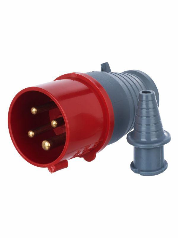 Вилка эл. каб. 16А 3P+PE 380В IP44 ССИ-014 IEK PSR02-016-4