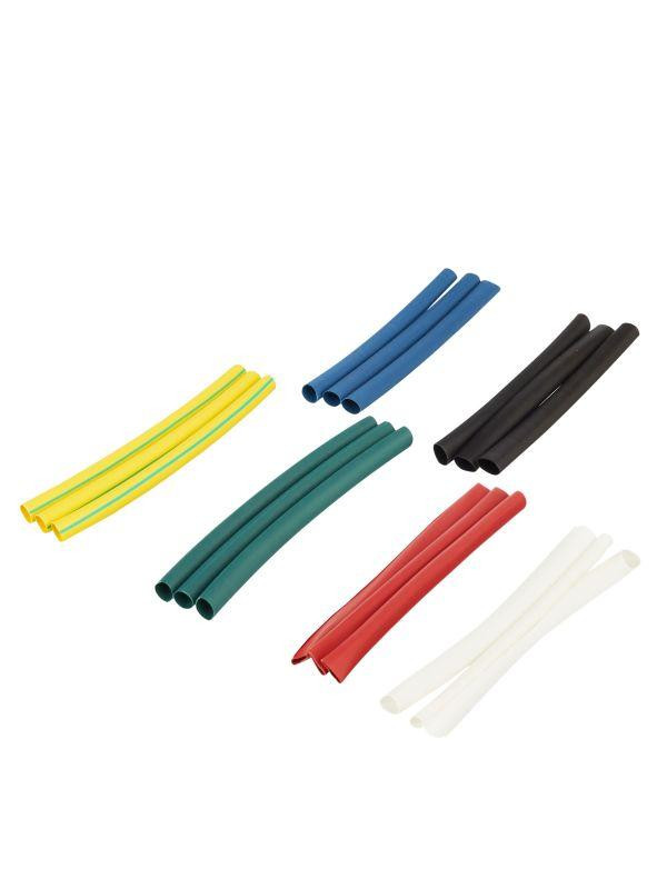 Набор трубок термоусадочных нг-LS 6/3 100мм 7 цветов по 3шт IEK UDR10-006-003-021-S