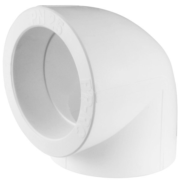 Угольник PP-R 90° x 25мм VALFEX купить цена ТД Альфа