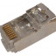 Джек компьютерный RJ45 (8P8C) кат.5E с экраном (уп.100шт) Rexant 05-1023