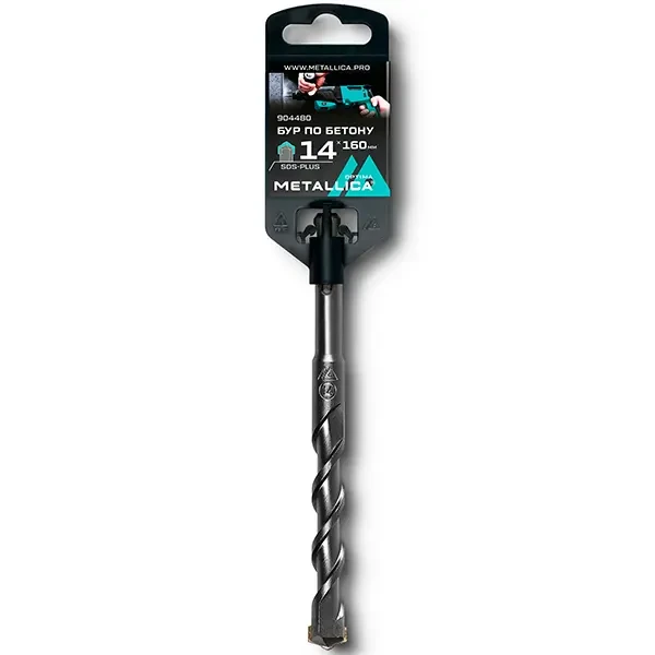Бур 14 х 160/100мм SDS+ Optima METALLICA