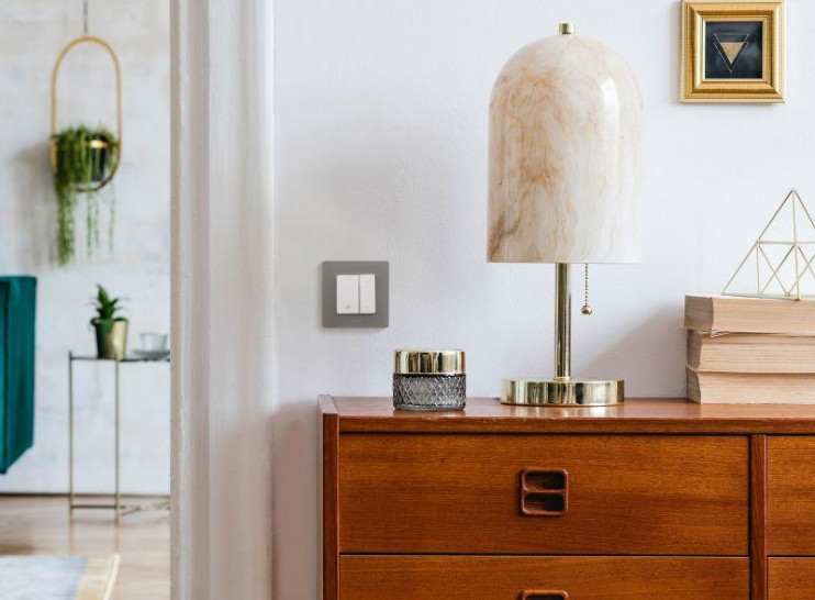 Механизм светорегулятора нажимного СП Etika 400Вт бел. Leg 672218