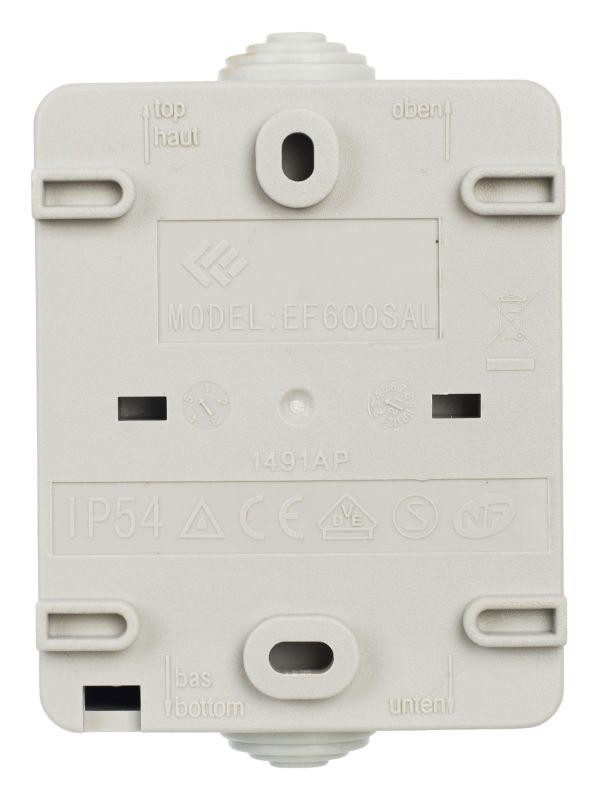 Выключатель проходной 1-кл. ОП Форс 10А IP54 ВС20-1-1-ФСр с индикацией сер. IEK EVS11-K03-10-54-DC