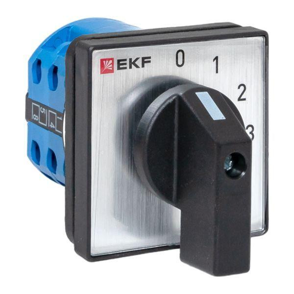 Переключатель кулачковый ПК-1-121 1п 10А "0-1-2-3" EKF pk-1-121-10