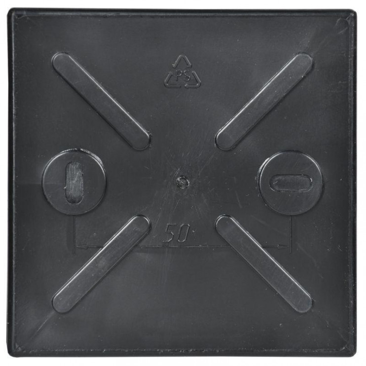 Коробка распаячная ОП 85х85х40 IP44 КМ41235 6 гермовводов черн. IEK UKO21-085-085-040-K02-44