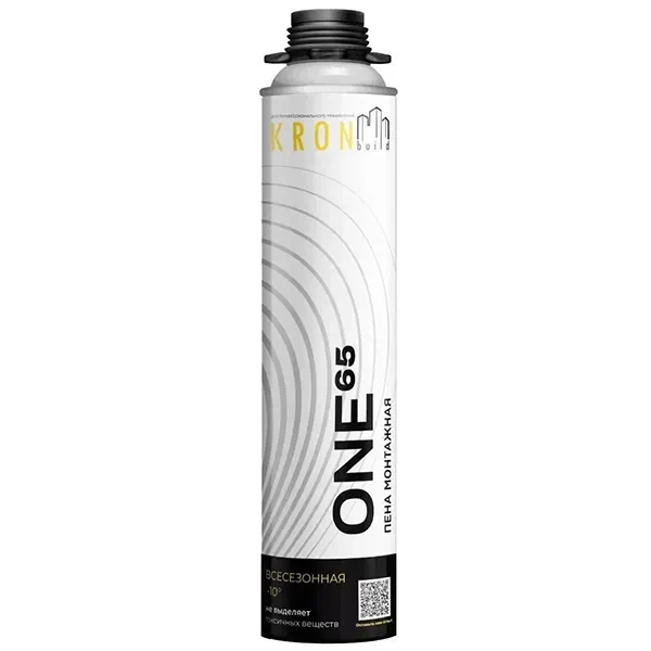 Пена монтажная KRONBUILD ONE 65 ВСЕСЕЗОННАЯ купить ТД АЛЬФА