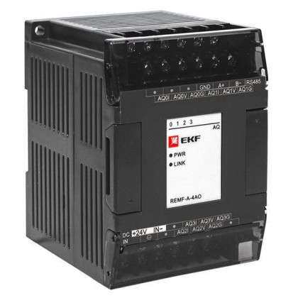 Модуль аналогового вывода REMF 4 PRO-Logic (без поверки) EKF REMF-A-4AO