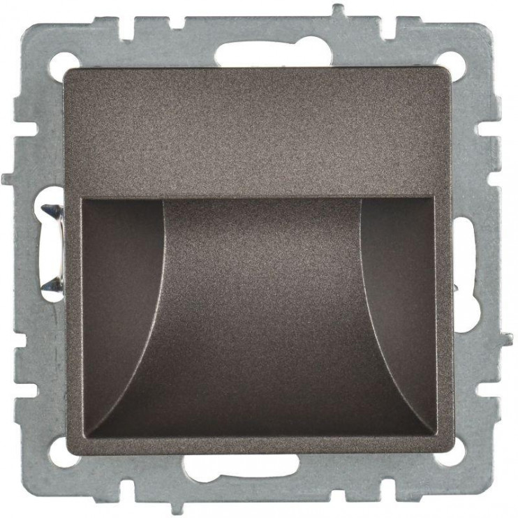 Подсветка светодиодная BRITE встраив. ПЛ20-БрТБ механизм бронза IEK BR-FL20-K45