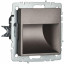 Подсветка светодиодная BRITE встраив. ПЛ20-БрТБ механизм бронза IEK BR-FL20-K45