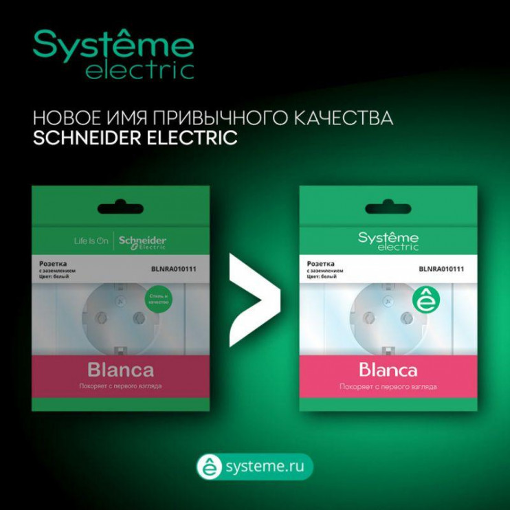 Коробка подъемная СП Blanca для силовых розеток бел. SE BLNPK000021