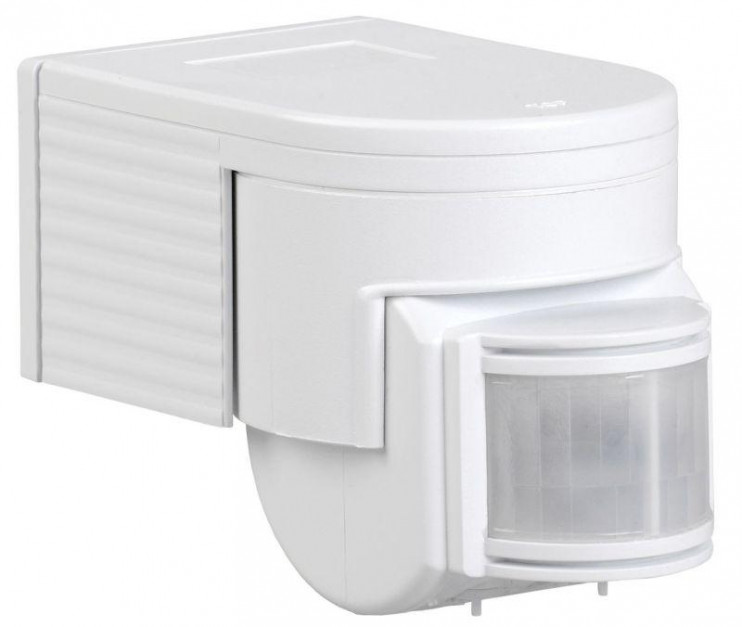 Детектор движения ДД 012 1100Вт угол обз. 180град. дальн. 12м IP44 бел. IEK LDD10-012-1100-001