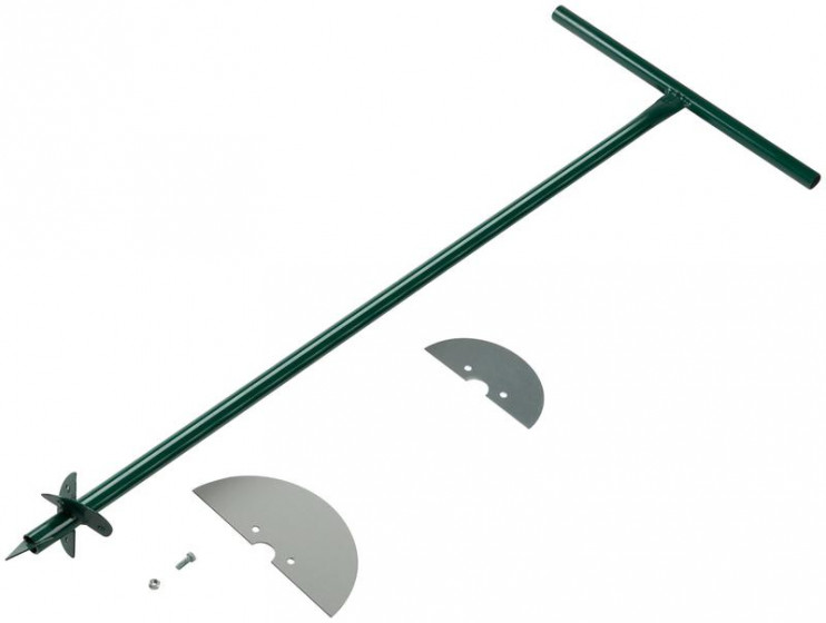 Бур садовый L1000мм 2 насадки 150мм и 200мм КУРС 77241