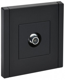 Розетка TV оконечная FORTE&PIANO FP128 черн. IEK FP-A10-O-K02