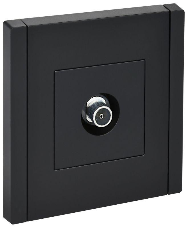 Розетка TV оконечная FORTE&PIANO FP128 черн. IEK FP-A10-O-K02