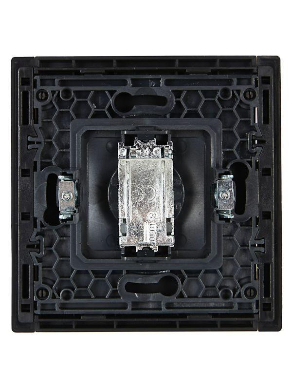 Розетка TV оконечная FORTE&PIANO FP128 черн. IEK FP-A10-O-K02