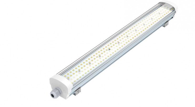 Светильник светодиодный ДСП WP 20 C 50W W 840 L1200 1200х74х60мм 50Вт 4000К IP65 пылевлагозащ. бел. Русский Свет 27072023155