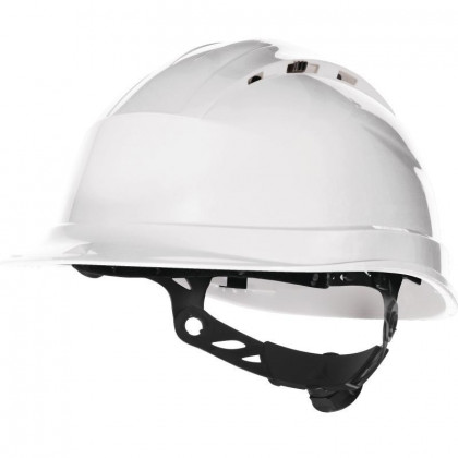 Каска защитная QUARTZ UP IV с вентил. с храповым механизмом бел. Delta Plus QUARUP4BC