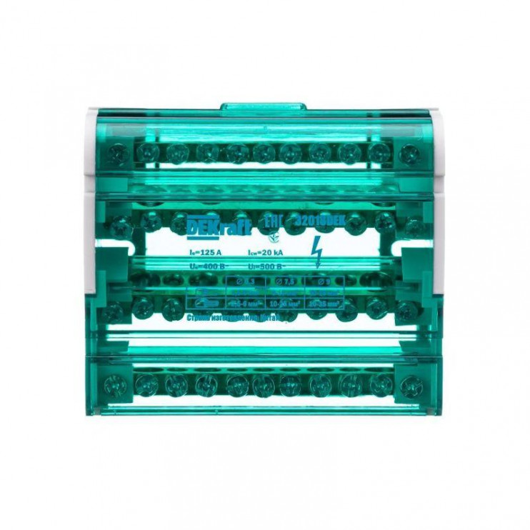 Кросс-модуль ШН-103 на DIN-рейку 4х11 групп 125А DEKraft 32018DEK