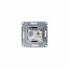 Розетка компьютерная + телевизионная 2-м AtlasDesign RJ45 кат.5E + TV механизм грифель SE ATN000789