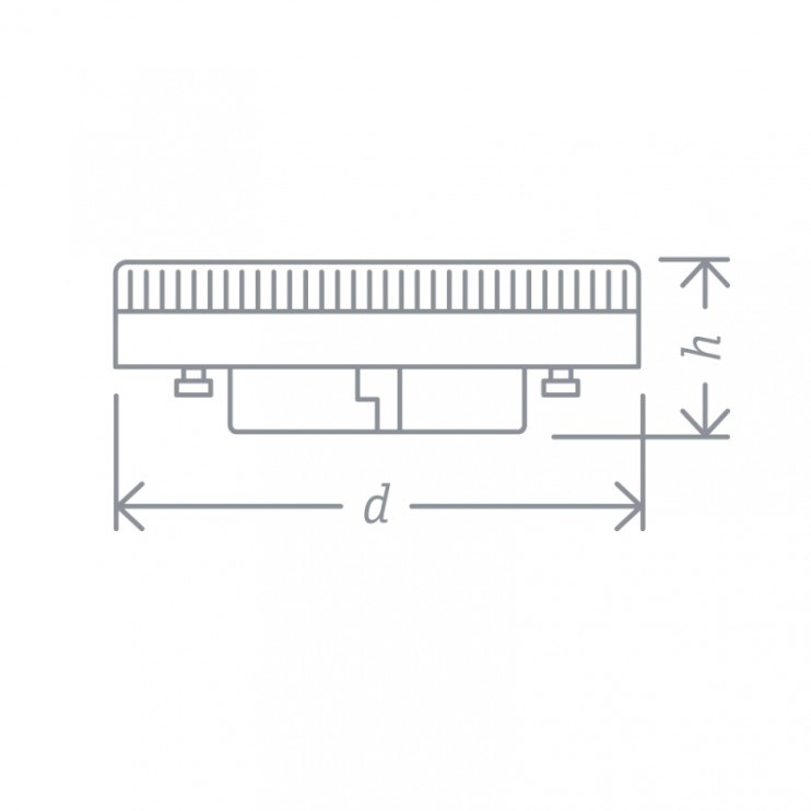 Лампа светодиодная 94 249 NLL-GX53-6-230-2.7K 6Вт таблетка 2700К тепл. бел. GX53 440лм 220-240В Navigator 94249