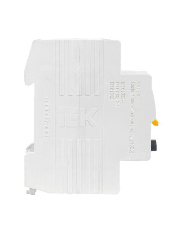 Выключатель дифференциального тока (УЗО) 2п 25А 10мА тип AC ВД1-63 KARAT IEK MDV10-2-025-010