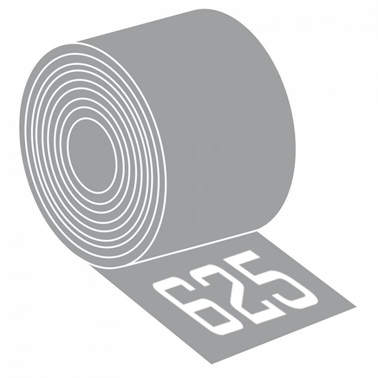 Штрипс 625х0.5мм RAL 7004