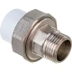 Муфта комбинированная разъемная 20мм х 3/4'' с наружной резьбой VALFEX 10156120