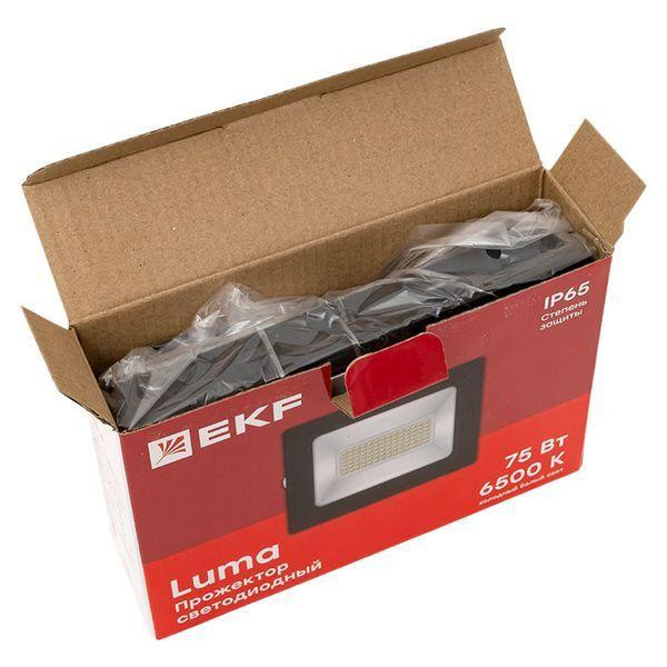 Прожектор светодиодный СДО-3005 75Вт 6500К IP65 Basic EKF FLL-3005-75-6500