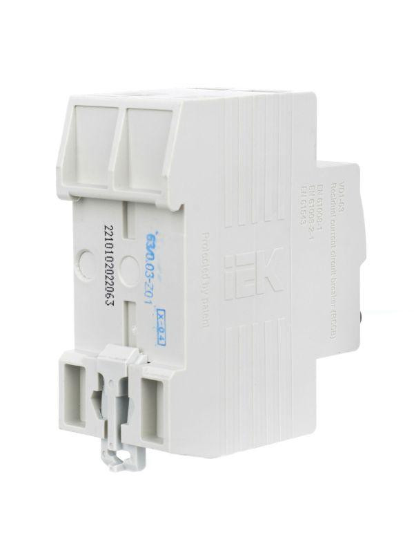 Выключатель дифференциального тока (УЗО) 2п 63А 30мА тип AC ВД1-63 KARAT IEK MDV10-2-063-030