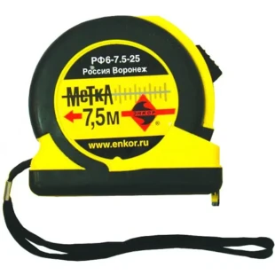 Рулетка 7,5м МЕТКА ЭНКОР 